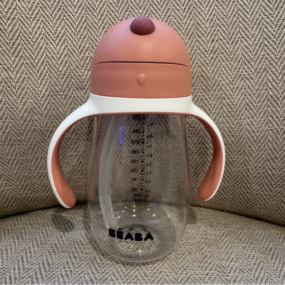 BÉABA Straw Cup 10.1 FL. OZ. Old Pink - Picture 1 of 4